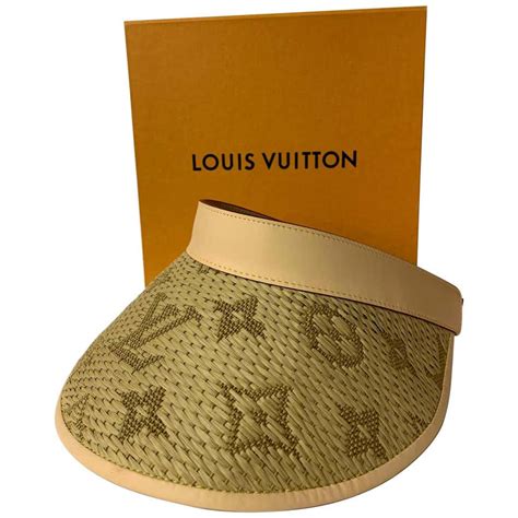 visor louis vuitton|lv straw visor.